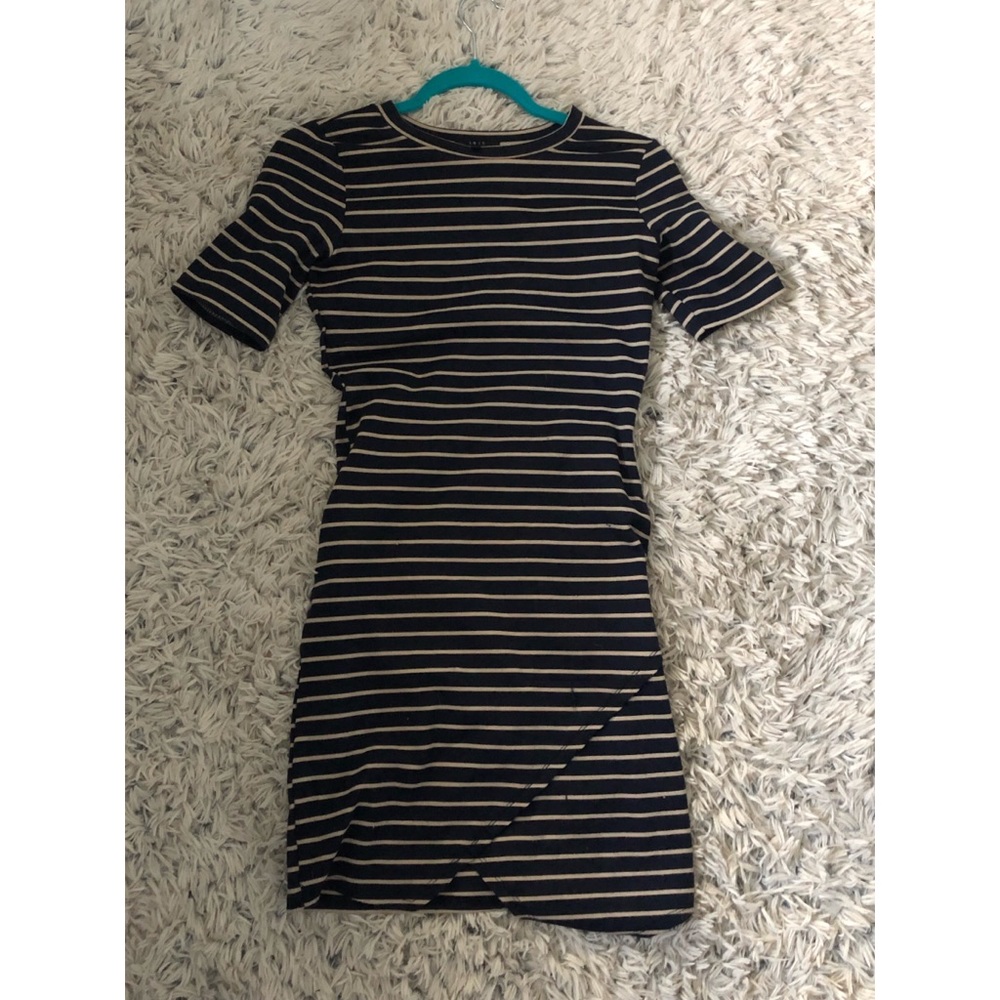 Navy blue bodycon dress